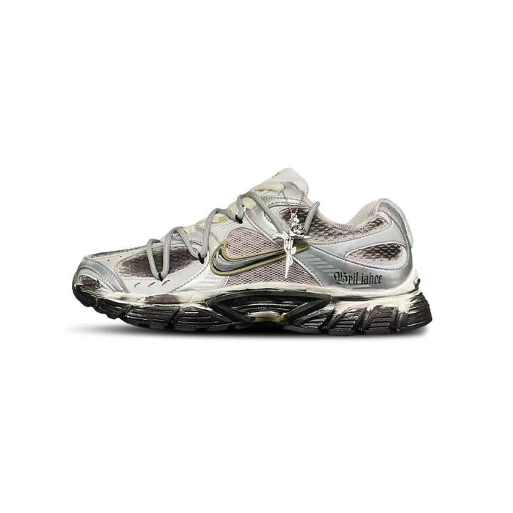 Nike Nike V5 RNR Cushioning Slip Resistant Low top Casual Running Shoes Men's Silver Gray