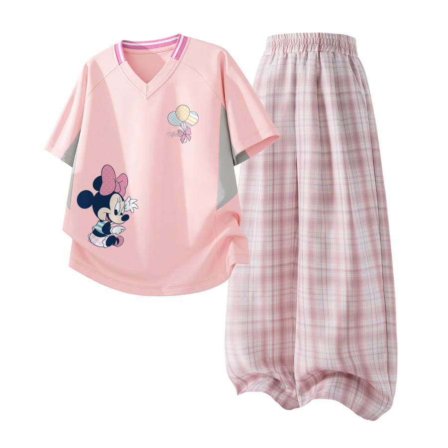 Disney Kids Casual Sportswear V Neck Thin