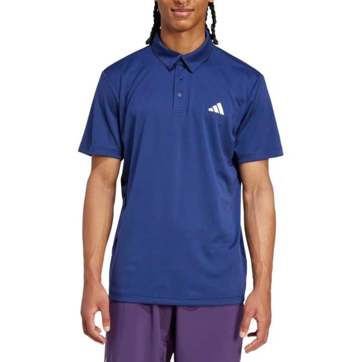 Adidas Adidas Tennis Tops Men's Dark Blue Polo Collar Moderate