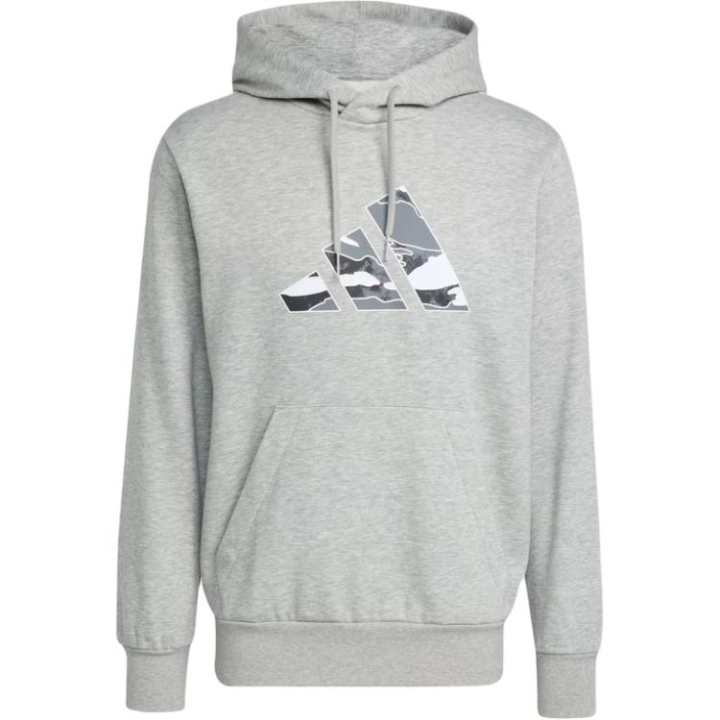 Adidas Adidas Sweatshirts Men's Gray Hooded Non Detachable Moderate