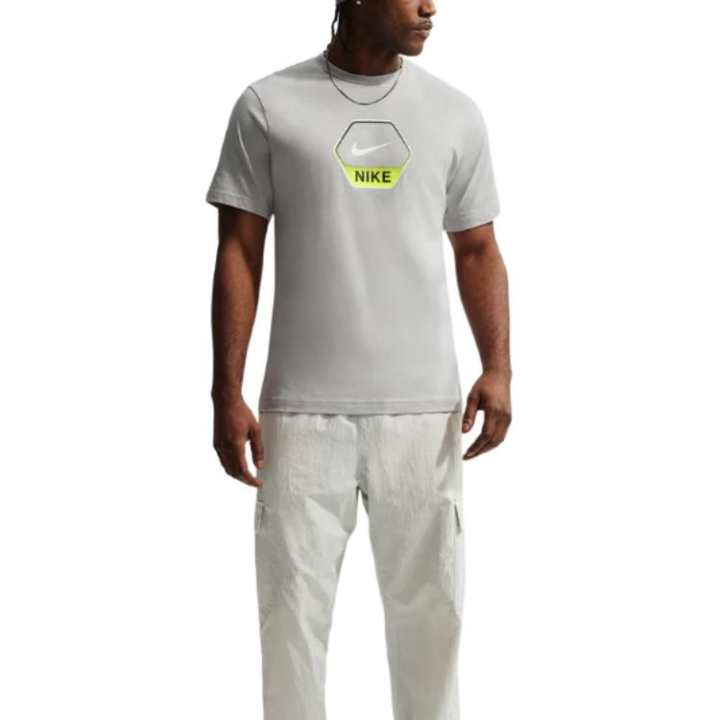 Nike Nike T Shirts Men's Light Smoke Gray Crew Neck