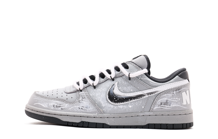 Nike Nike Dunk Cushioning Coverage Abrasion Resistant Low top Skateboard Shoes Unisex Gray