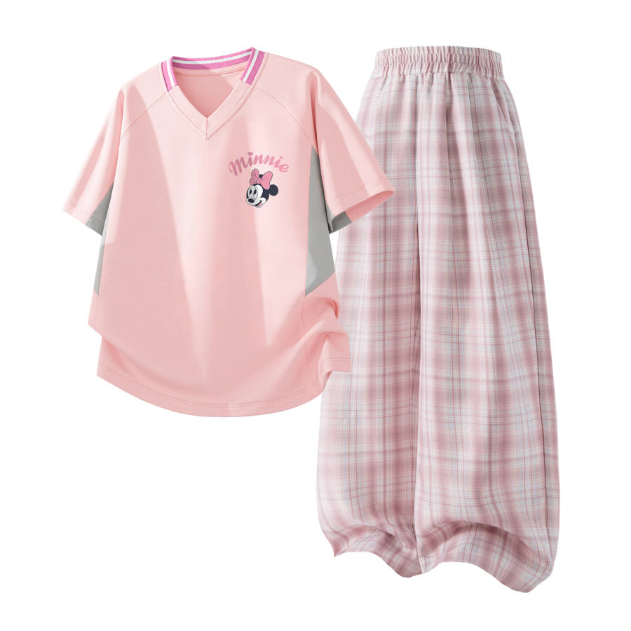 Disney Kids Casual Sportswear V Neck Thin