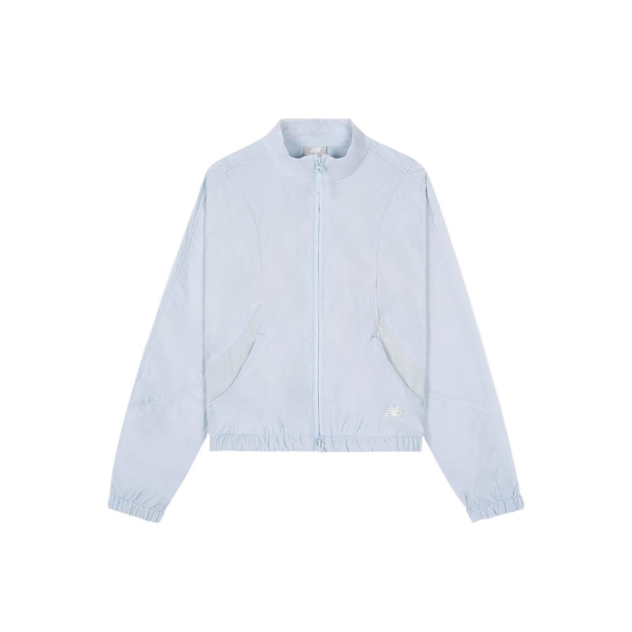 New Balance New Balance Jackets Women's Light Blue Stand Collar Moderate Wind Shell