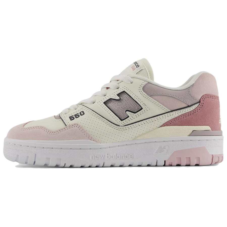 New Balance New Balance NB 550 Leather, Suede Low top Skateboard Shoes Women's White Pink