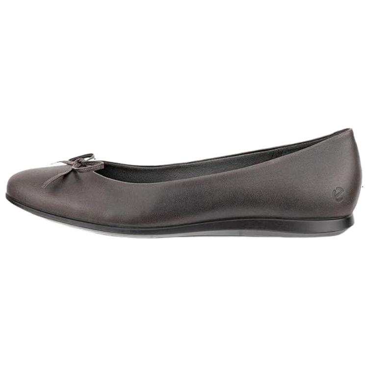 Ecco Ballerina 2.0 Leather Casual Shoes Women's Russet