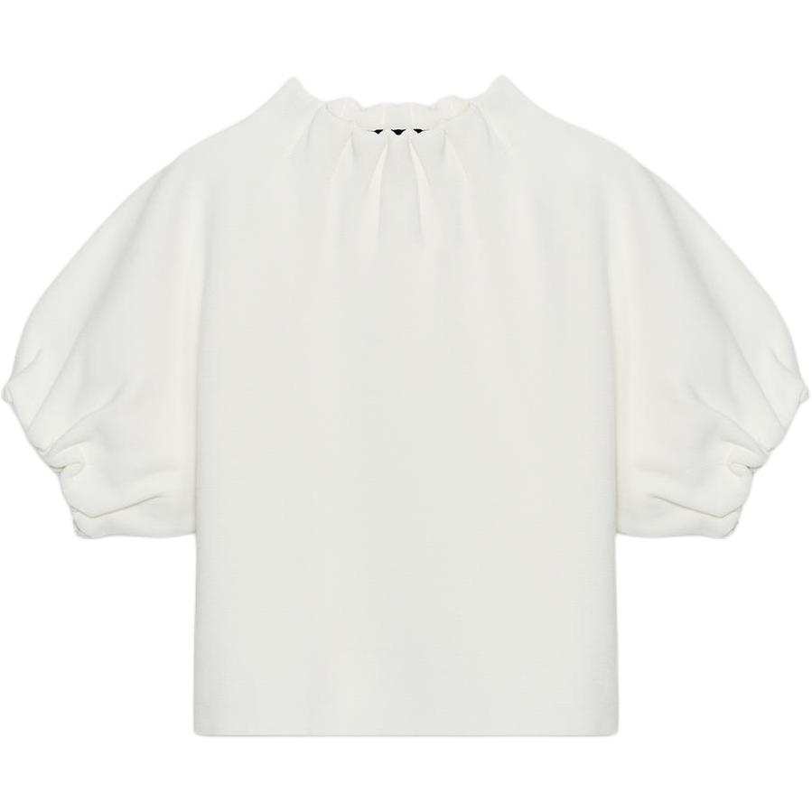 ZARA T Shirts Women's White Crew Neck