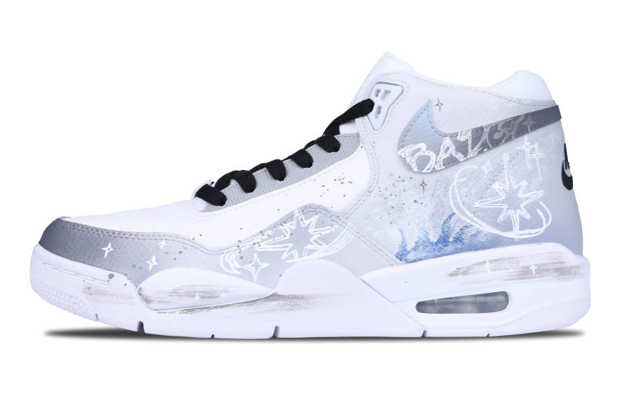 Nike Nike Flight Legacy Vintage Basketball Shoes Men's White Blue
