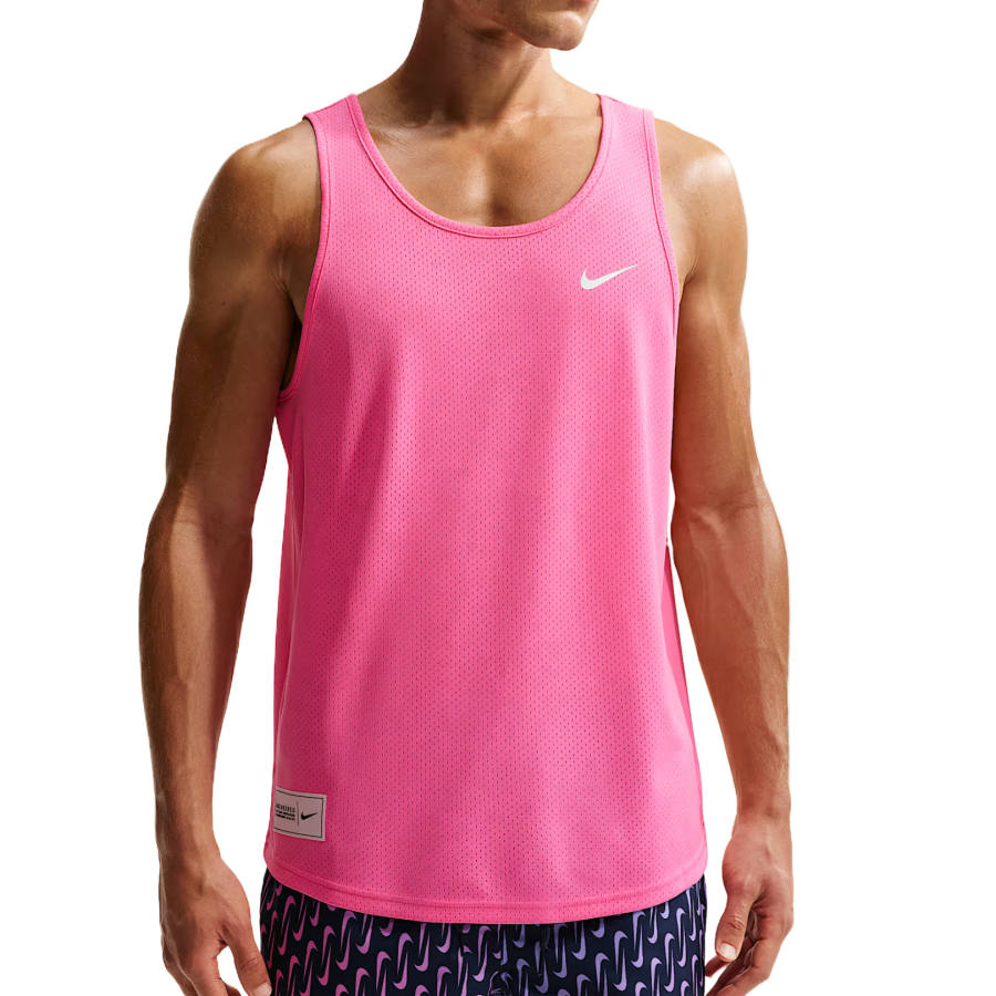 Nike Nike Tank Tops Men's Pink Radiance Crew Neck Moderate Other
