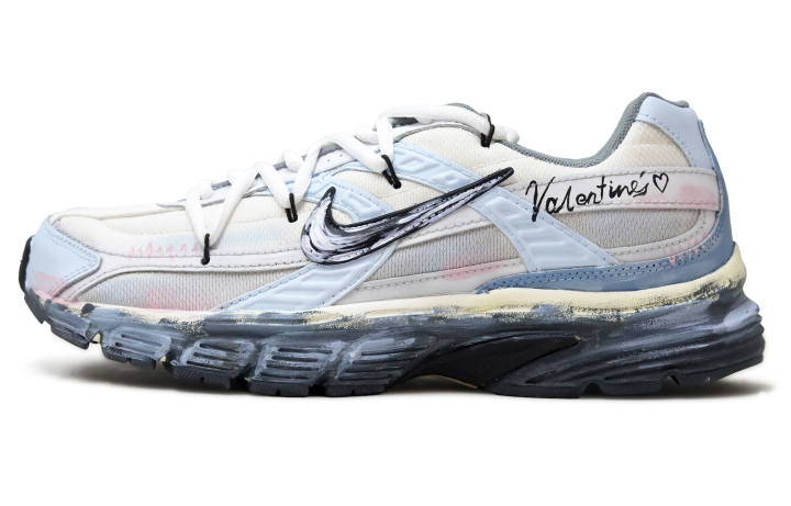 Nike Nike Initiator Leather, Mesh Abrasion Resistant Slip Resistant Low top Running Shoes Unisex Pink Blue