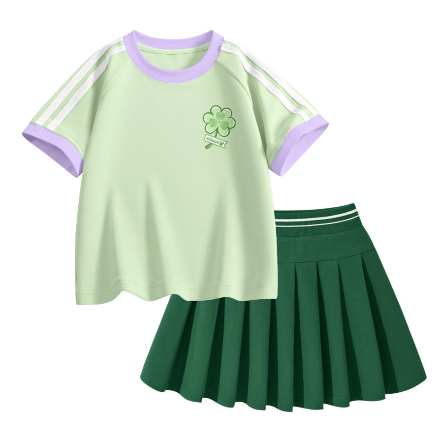 Disney Kids Casual Sportswear Crew Neck Thin Short