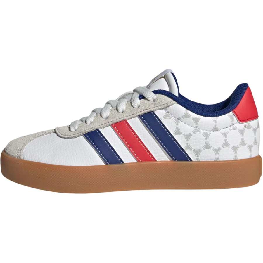 Adidas Adidas VL COURT 3.0 Slip Resistant Low top Skateboard Shoes Cloud White Kids'