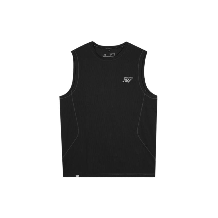 New Balance New Balance Tank Tops Unisex Black Crew Neck Moderate Straight Fit