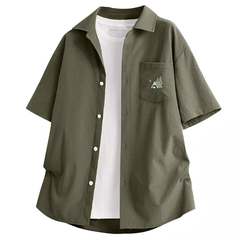 Tonlion Shirts Unisex Lapel Moderate Other