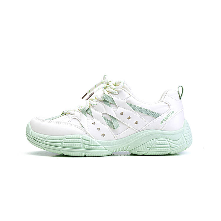 WARRIOR Casual Shoes Women's Low Top Beige Green