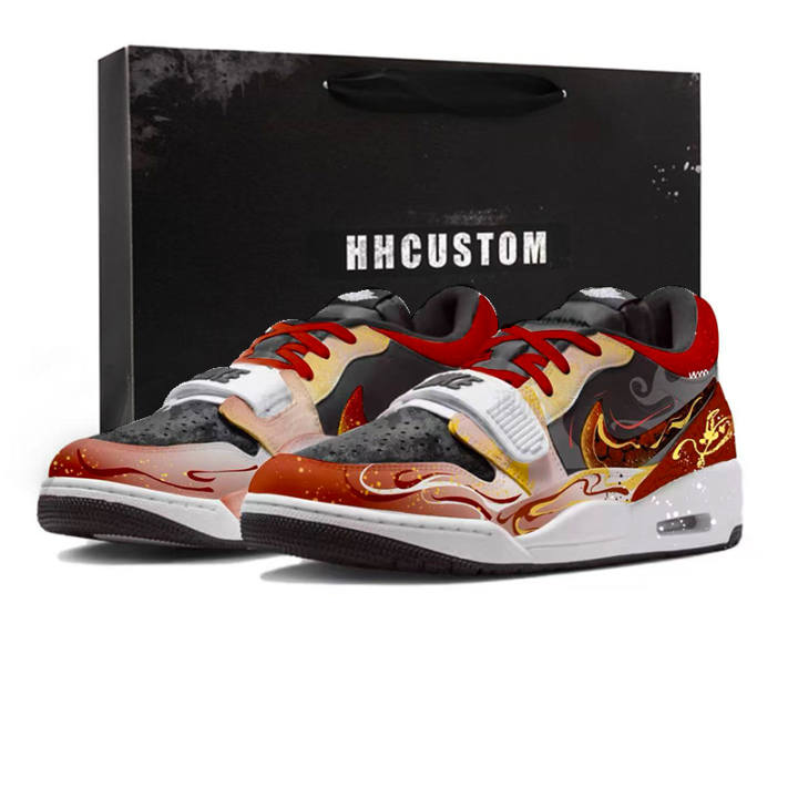 Jordan Jordan Legacy 312 Chaos In The Beginning Leather Cushioning Slip Resistant Abrasion Resistant Low top