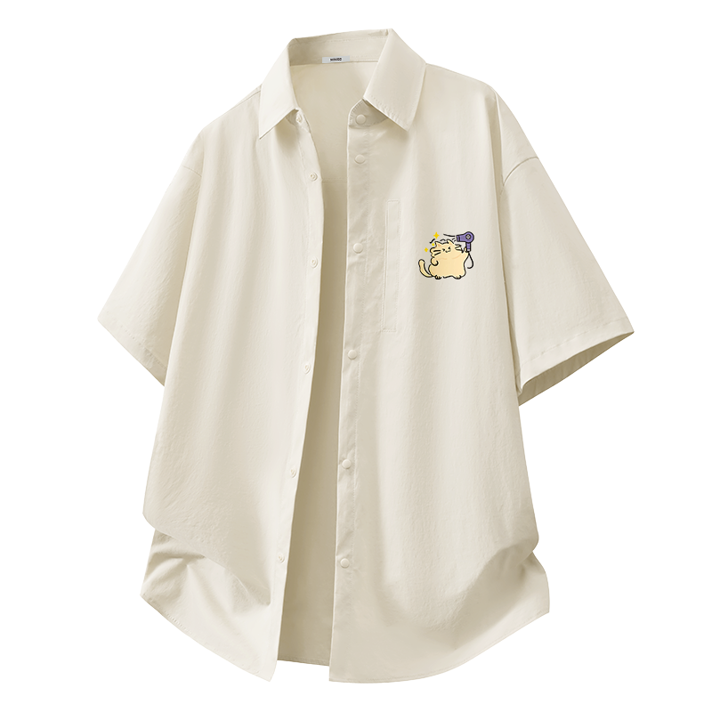 MINISO MINISO Shirts Unisex Lapel Thin Shirt