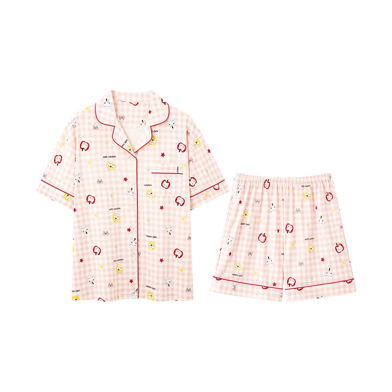 MIIOW MIIOW Pajama Set Women's Single Pack Star Pink