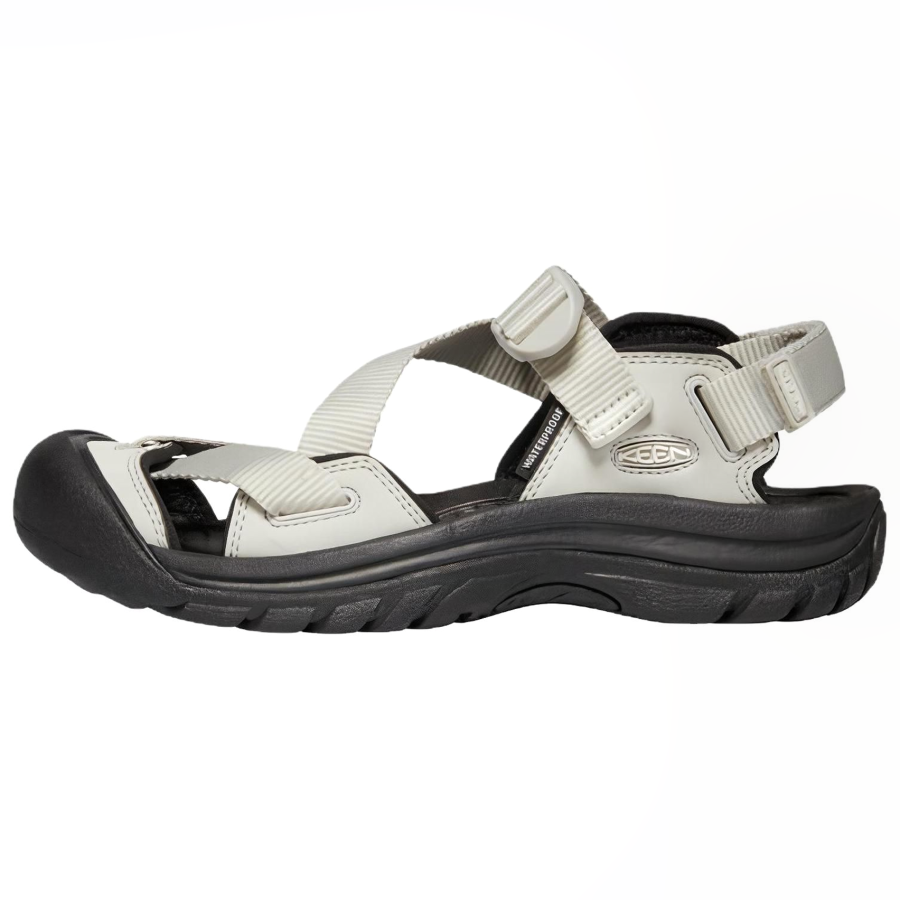 Keen Zerraport 2 Breathable Abrasion Resistant River Trekking Shoes Women's Silver Black