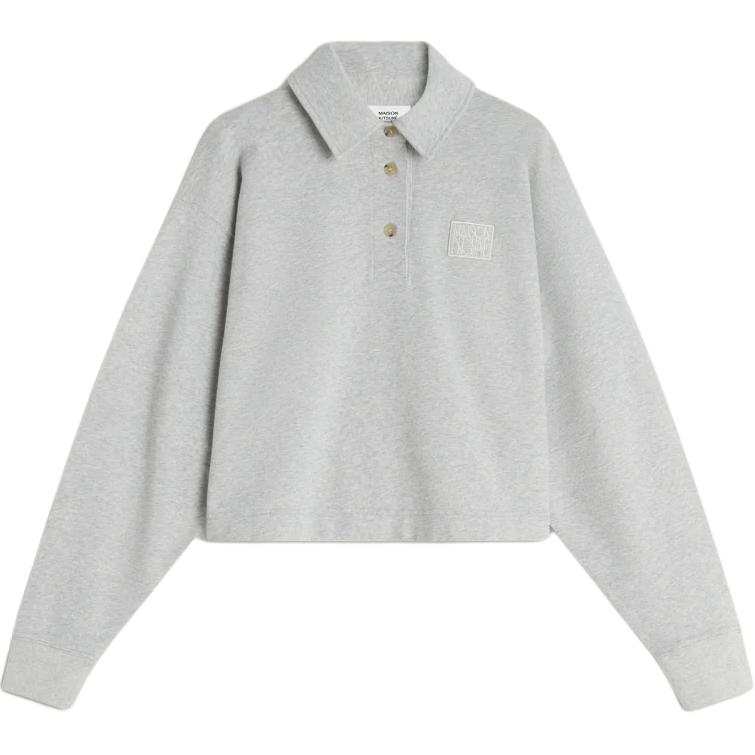 Maison Kitsune Stamp Polo Sweatshirt