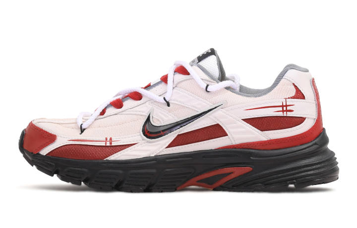 Nike Nike Initiator Synthetic Leather, Textile Low top Running Shoes Men's Beige Red