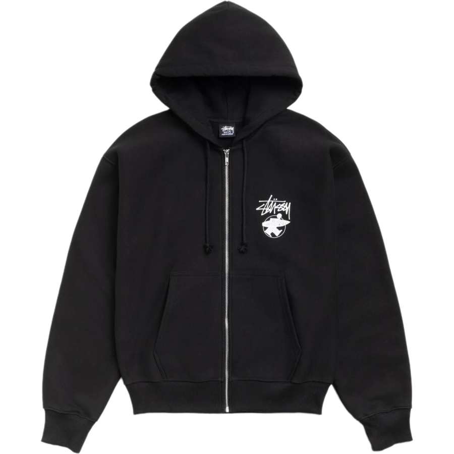 Stussy SS26 LONG HAUL ZIP HOODIE Sweatshirt Unisex