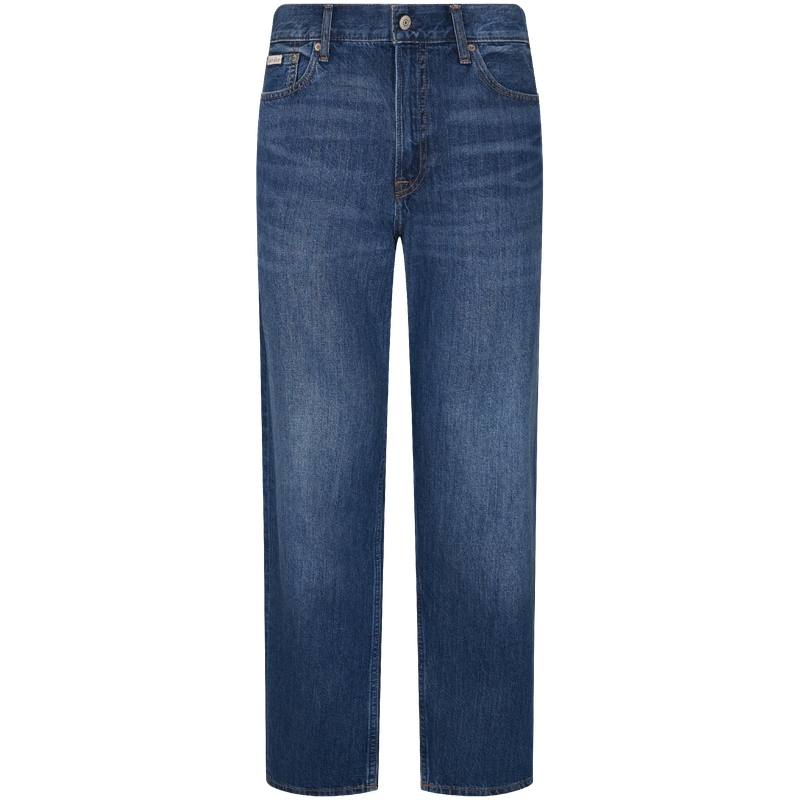 Calvin Klein Jeans Men's V84 Denim Dark Blue Moderate Slim Fit Pants