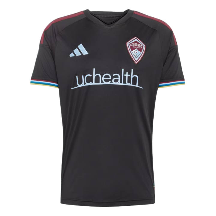 Adidas Adidas Soccer Jerseys Men's Black/Light Sky Blue Moderate