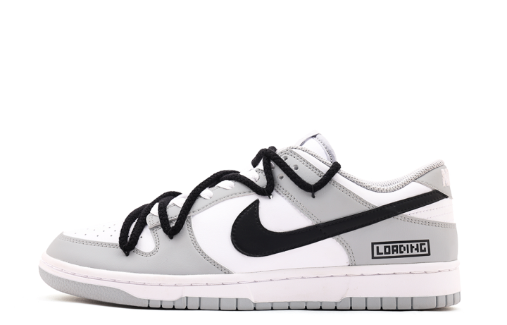 Nike Nike Dunk Coverage Abrasion Resistant Slip Resistant Low top Skateboard Shoes Unisex White Gray