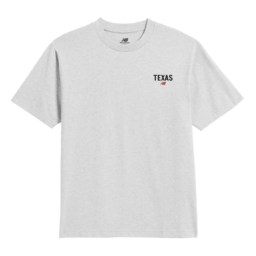 New Balance New Balance T Shirts Men's Gray European Heather Crew Neck Moderate