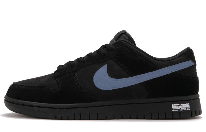 Nike Nike Dunk Black Record A Abrasion Resistant Low top Skateboard Shoes Unisex Black Blue
