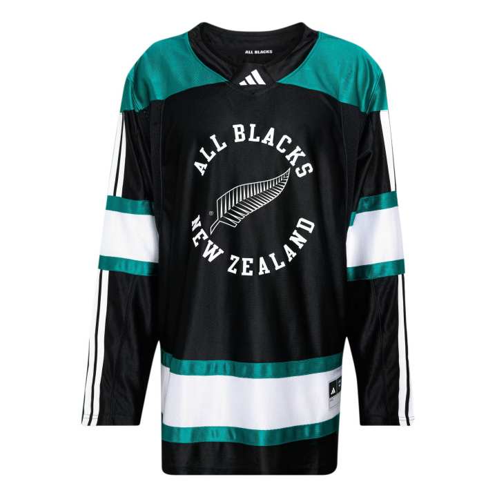 Adidas Adidas ALL BLACKS ICE HOCKEY Rugby Jersey Men's