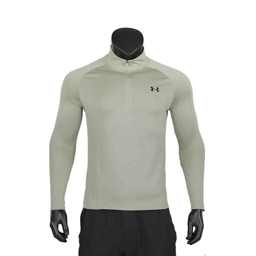 Under Armour Half Zip Sports Long Sleeved T Shirt Men's