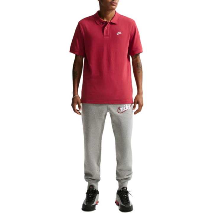 Nike Nike Polo Shirts Men's Red Moderate Straight Fit