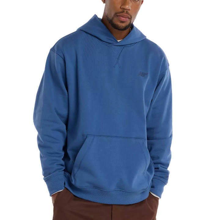 New Balance New Balance Sweatshirts Men's Magic Blue Hooded Moderate
