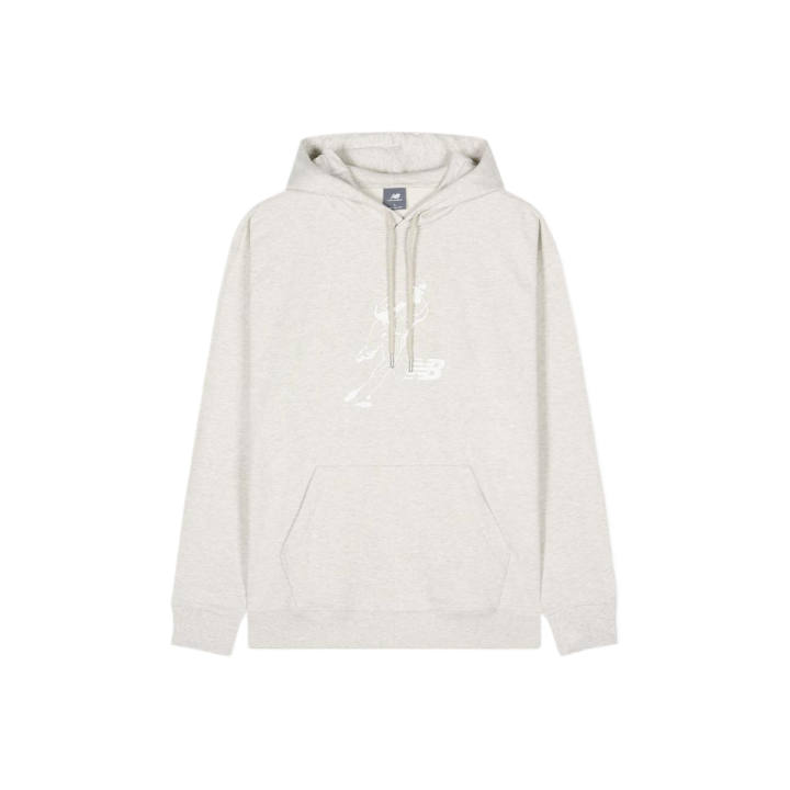 New Balance New Balance Sweatshirts Unisex Mixed Oat Hooded Moderate Regular
