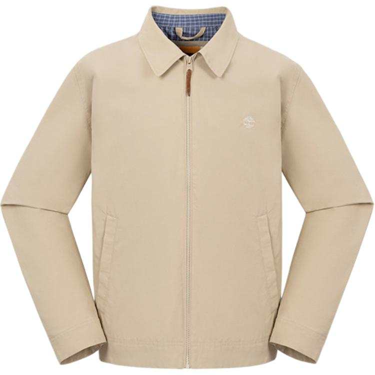 Timberland Jackets Men's Earth Tone Lapel Moderate
