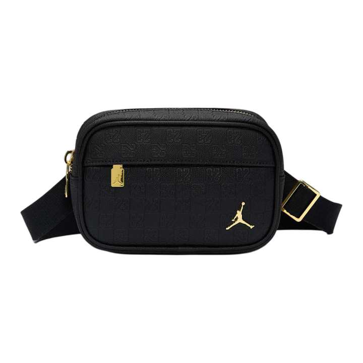 Jordan Jordan Polyurethane Camera Bag, Shoulder Bag, Crossbody Bag Unisex Black