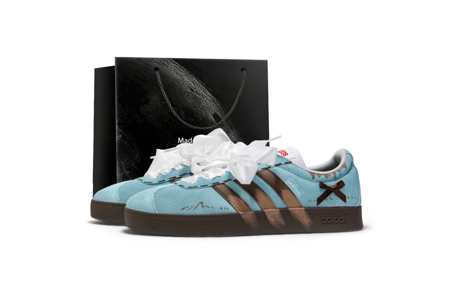 Adidas Adidas Vl Court Classic Abrasion Resistant Abrasion Resistant Low top Skateboard Shoes Women's Blue