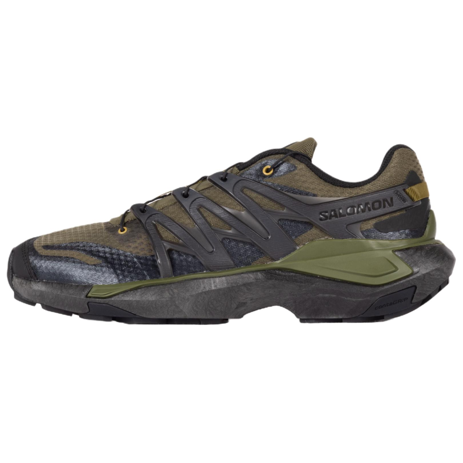 SALOMON XT PU.RE ADVANCED Mesh Low top Running Shoes Unisex Army Green