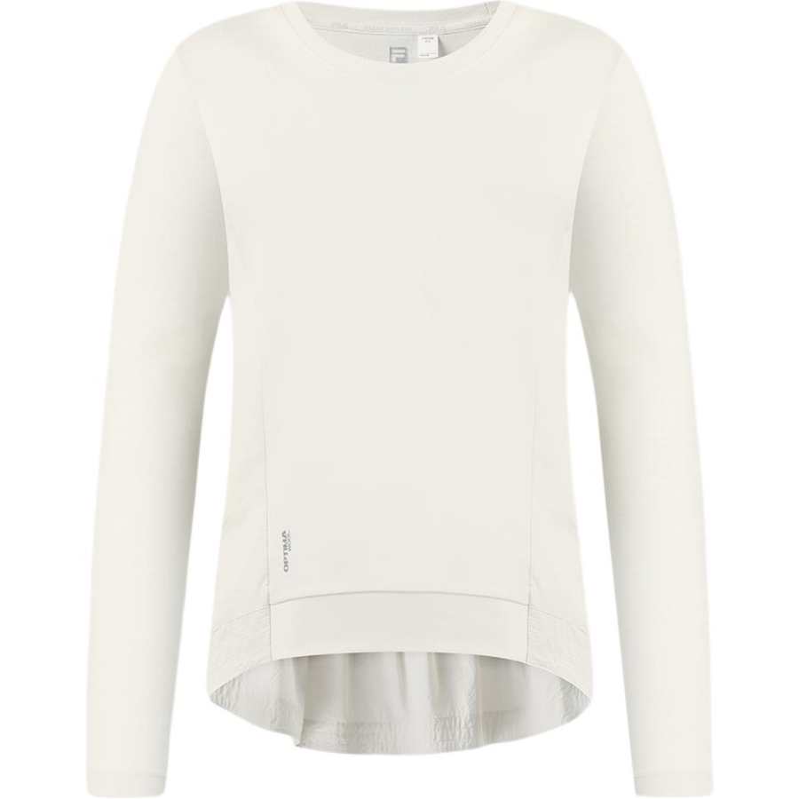 FILA T Shirts Women's Elegant Gray Crew Neck Moderate