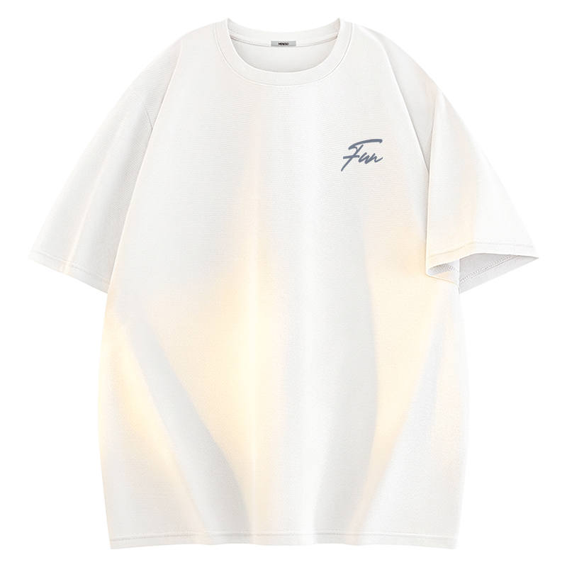 MINISO T Shirts Unisex Crew Neck Thin Straight Fit