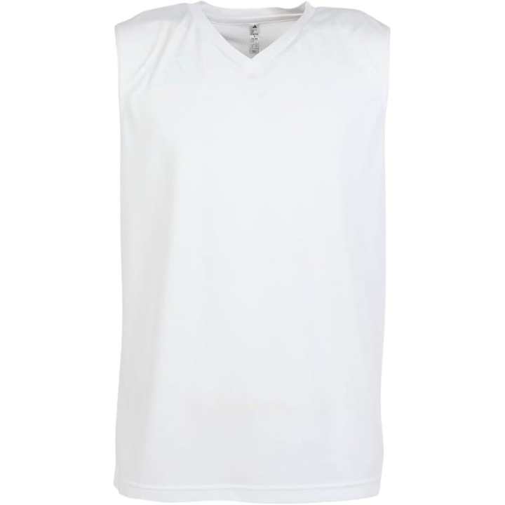 Adidas Adidas Tank Tops Men's White V Neck Moderate Other