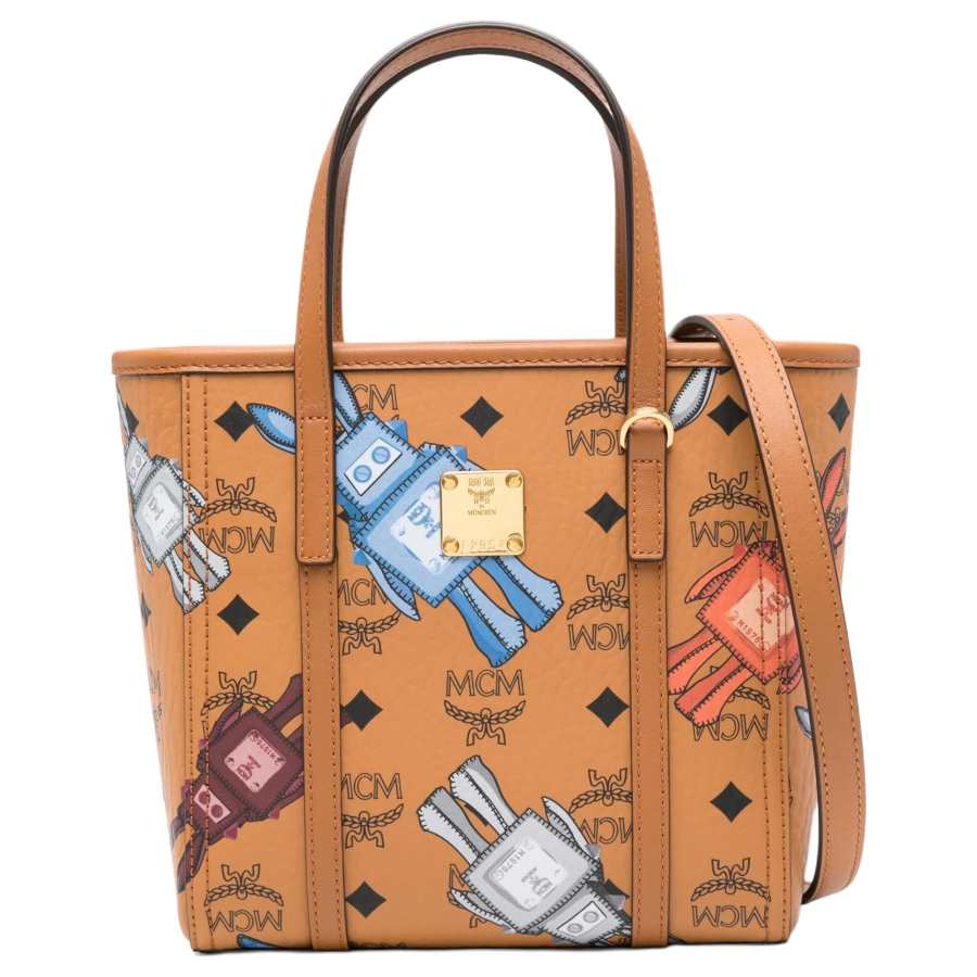 MCM Mcm logo-print tote bag