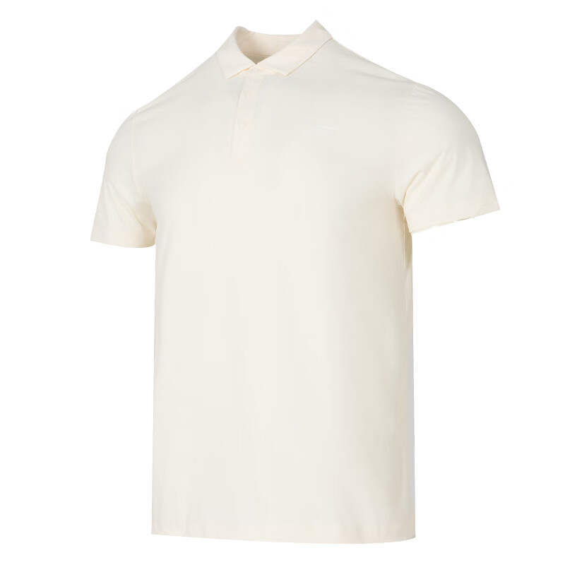 Skechers Polo Shirts Men's 00NA/Butter Ecru Polo Collar Moderate