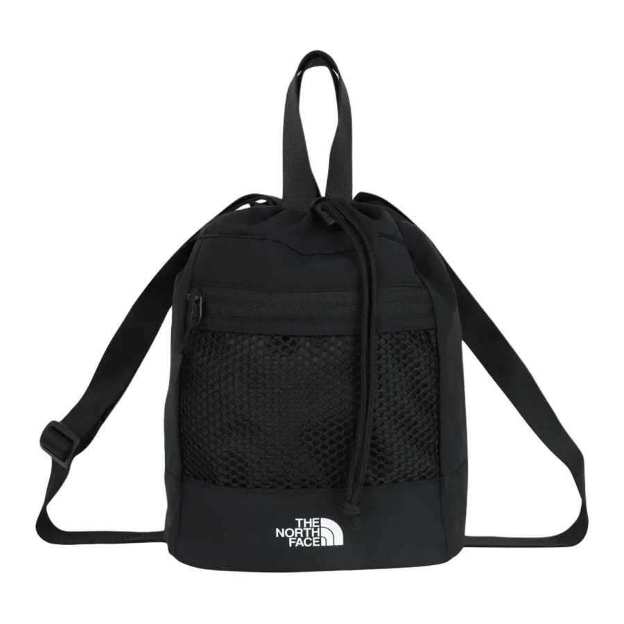 THE NORTH FACE Nylon Bucket Bag, Backpack Mini Unisex Black