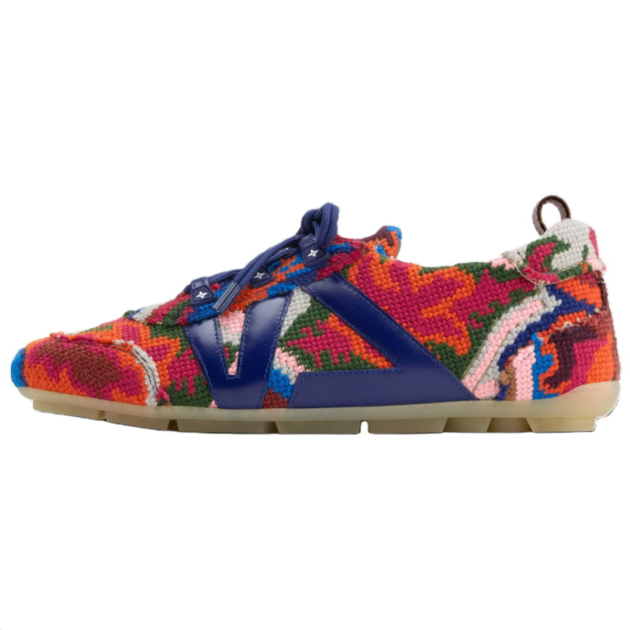 LOUIS VUITTON Sneakerina Sheepskin Low top Casual Shoes Women's Multicolor