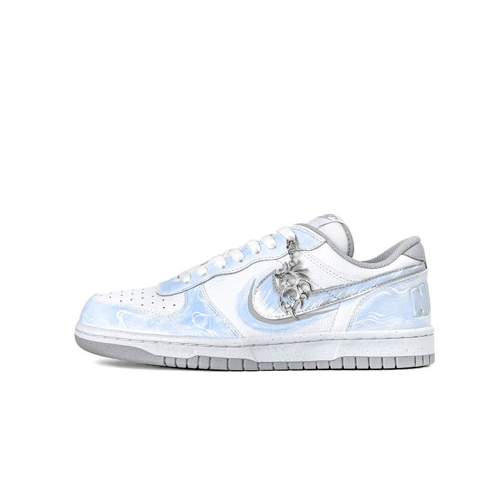Nike Nike Big Low top Skateboard Shoes Men's White Blue