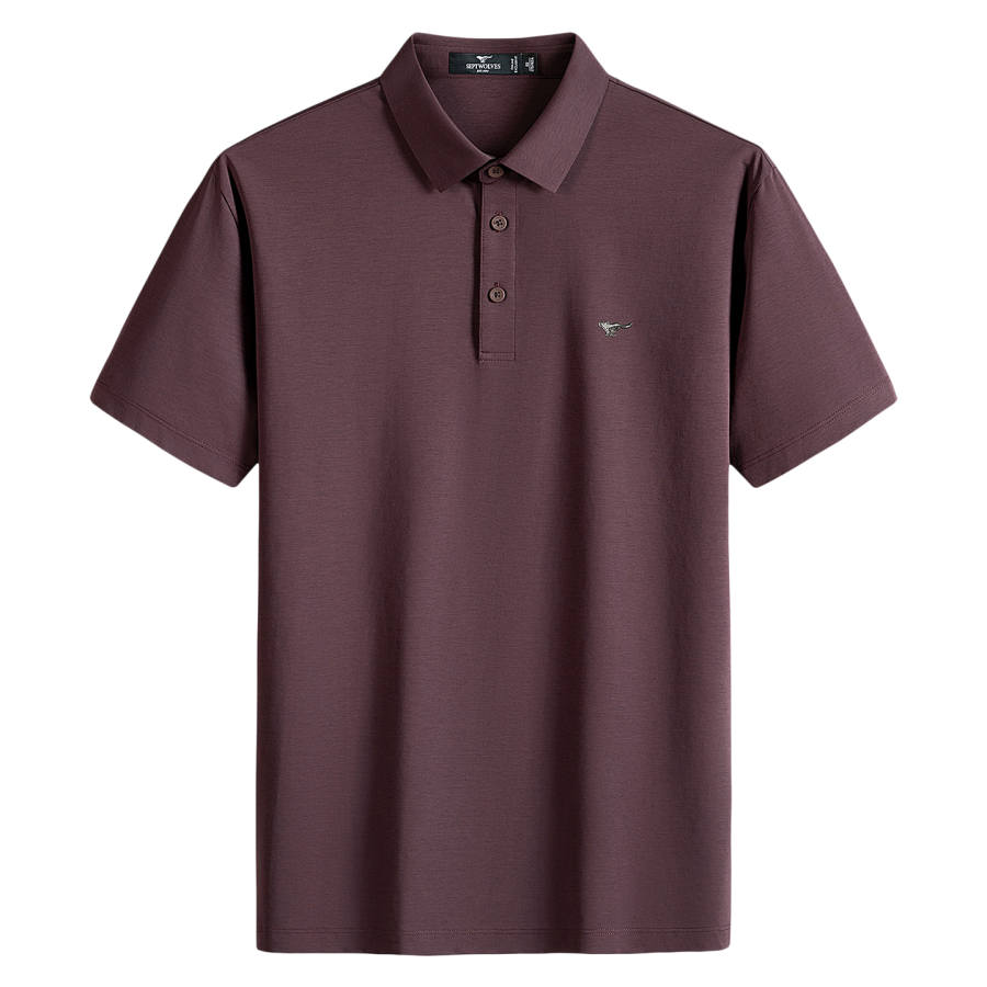 SEPTWOLVES Polo Shirts Men's Lapel Moderate Straight Fit