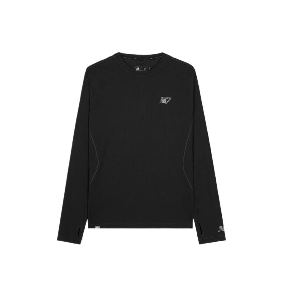 New Balance New Balance T Shirts Unisex Black Crew Neck Moderate Straight Fit